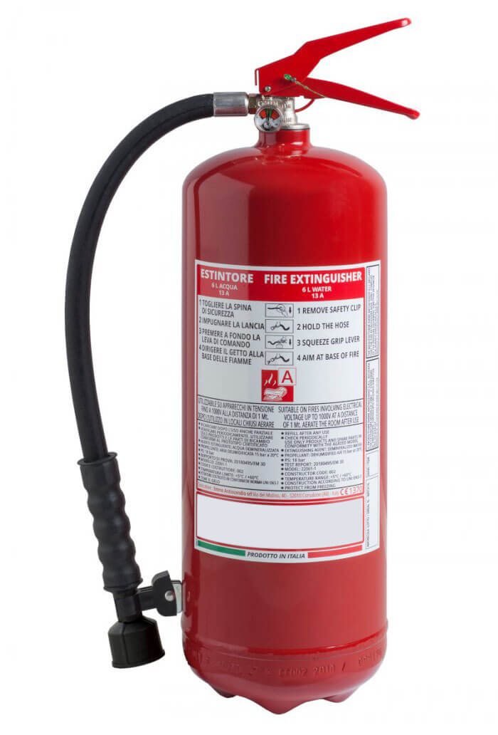 water-extinguisher Extintores de agua